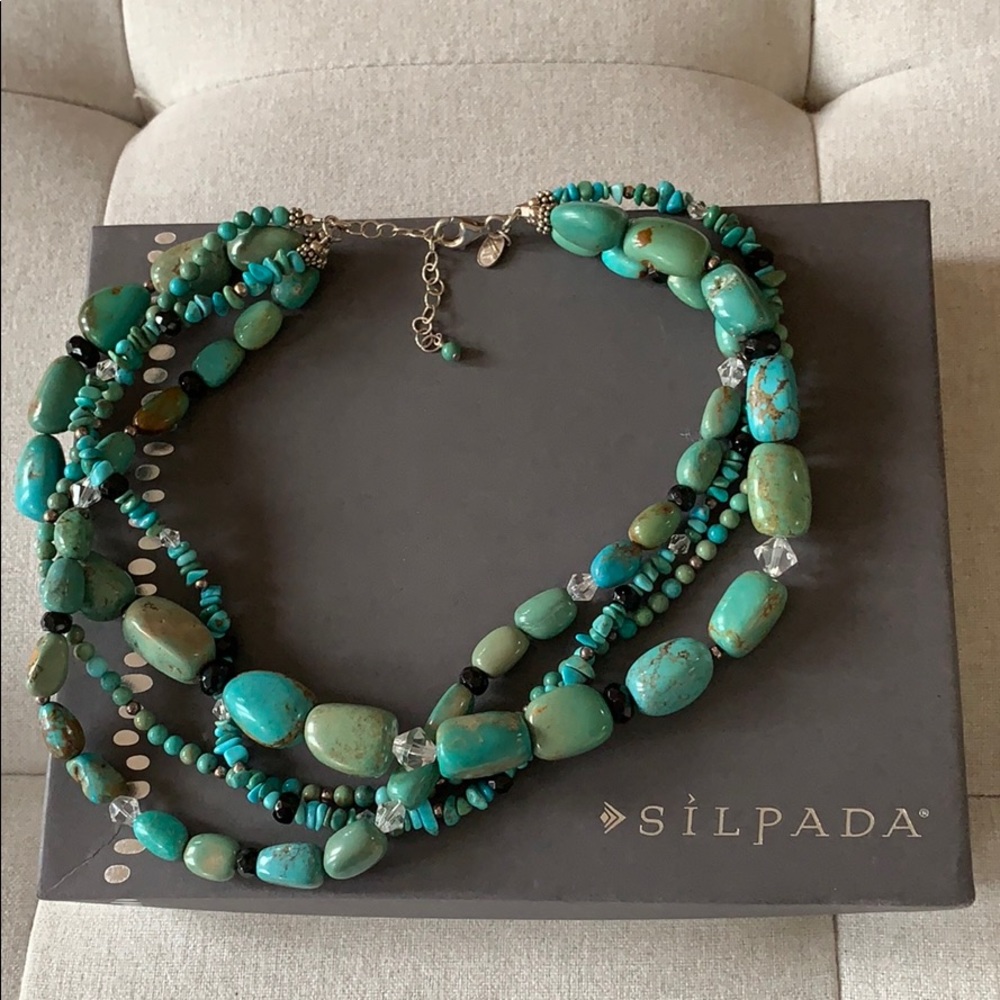 Silpada turquoise necklace